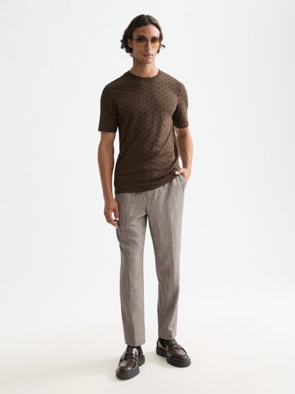 Scotch & Soda — Jacket T-Shirt Micro Geo Demitasse Aop