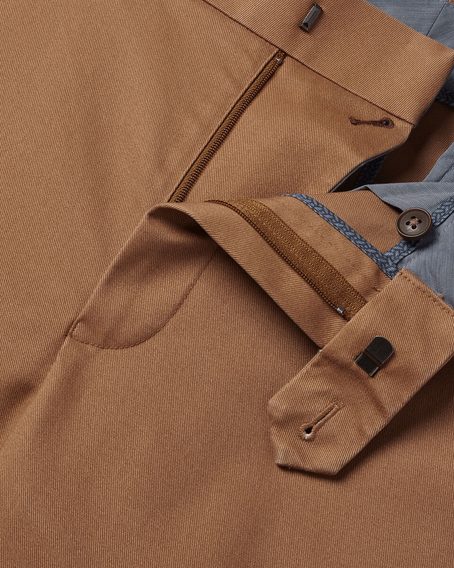 Charles Tyrwhitt Ultimate Non-Iron Chinos — Toffee