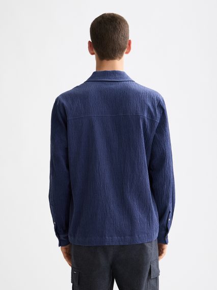 Scotch & Soda — Quarter Zip Corduroy Shirt