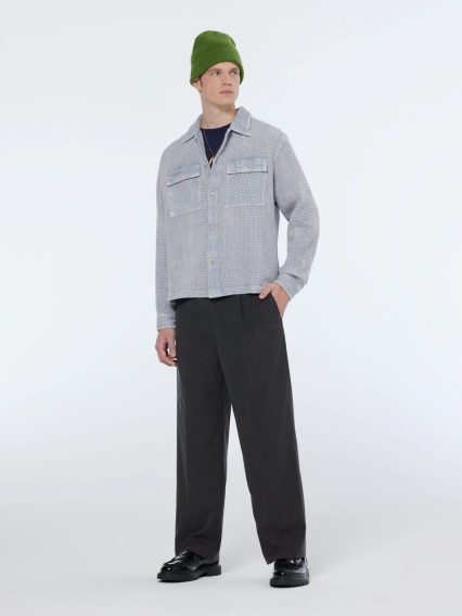 Scotch & Soda — Regular Fit Over-Dyed Waffle Shirt