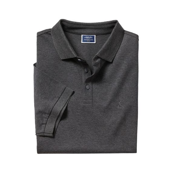 Charles Tyrwhitt Pique Polo — Dark Grey Marl