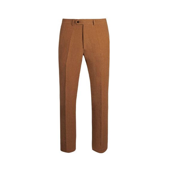 Pantaloni din in Walker Slater Edmond — Cognac