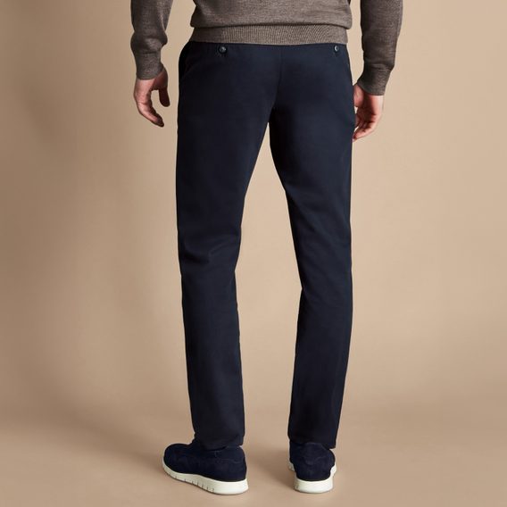 Charles Tyrwhitt Ultimate Non-Iron Chinos — Navy