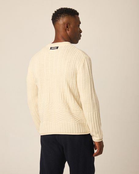 Peregrine Marina Crew Jumper — Cream