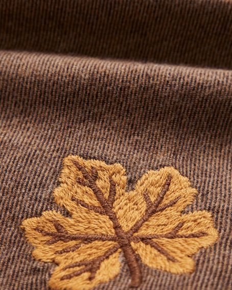 Portuguese Flannel Embroidery Flannel — Almond