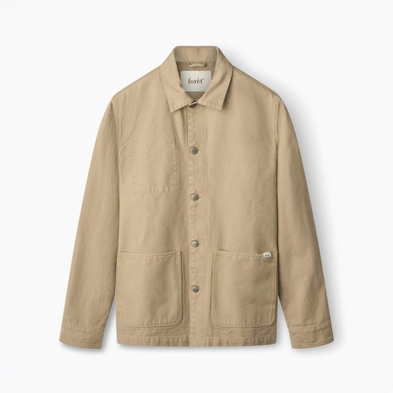 forét — Wood Embroidery Overshirt