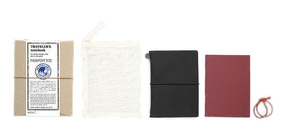 TRAVELER'S Notebook - negru (Passport)