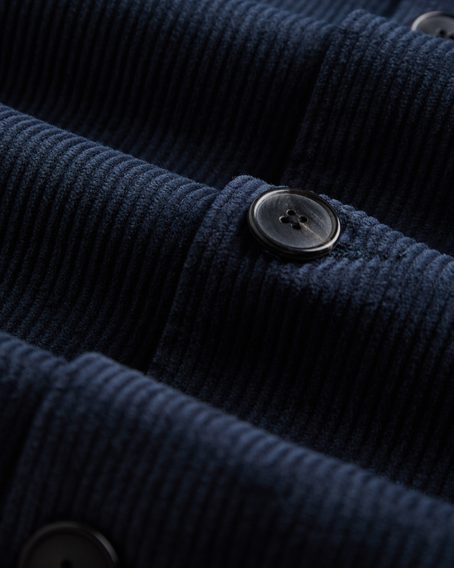 Portuguese Flannel Working Blazer Cord — Navy