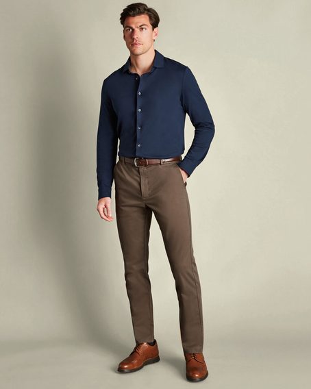 Charles Tyrwhitt Ultimate Non-Iron Chinos — Mocha