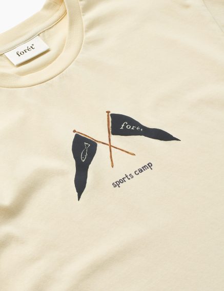 forét Pennant T-Shirt — Cloud