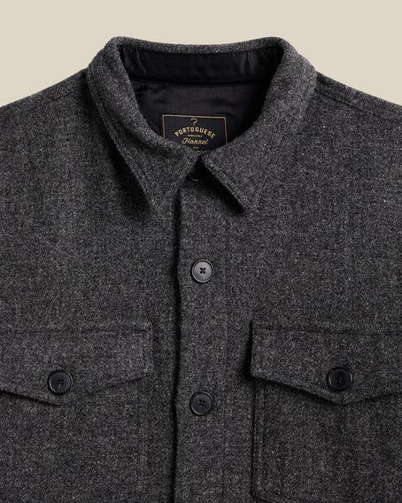 Portuguese Flannel Wool Field — Grey