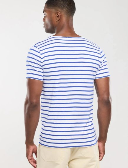 Armor Lux Breton Striped T-Shirt — Navy