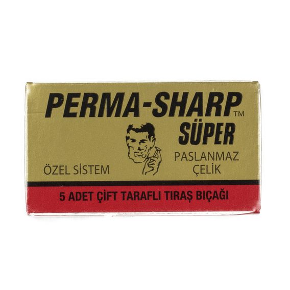 Lame de bărbierit clasice - Perma-Sharp Super Double Edge (5 bucăți)