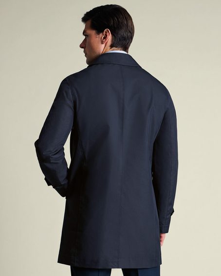 Charles Tyrwhitt Showerproof Raincoat — Navy