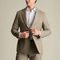 Charles Tyrwhitt Ultimate Performance Sharkskin Suit Jacket — Taupe