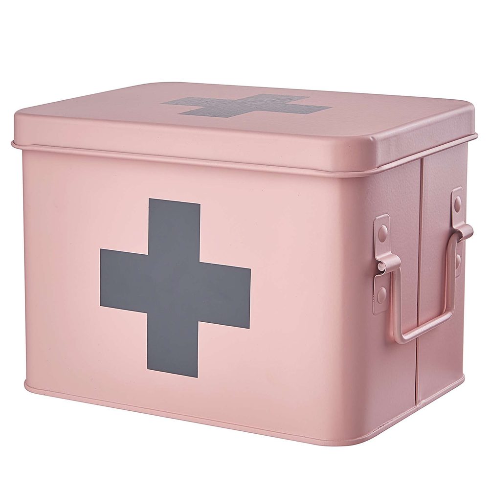 MEDIC Box na lieky - sv. ružová