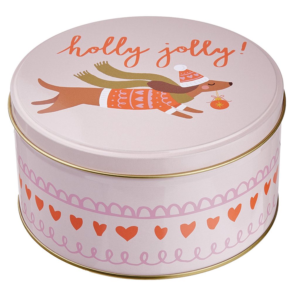 COOKIE JAR Dóza okrúhla jazvečík 13,5 cm