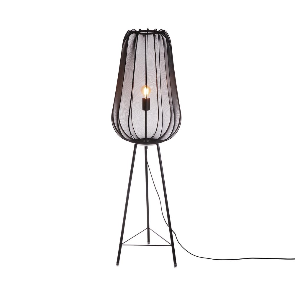 AMAL Stojacia lampa 132 cm - čierna