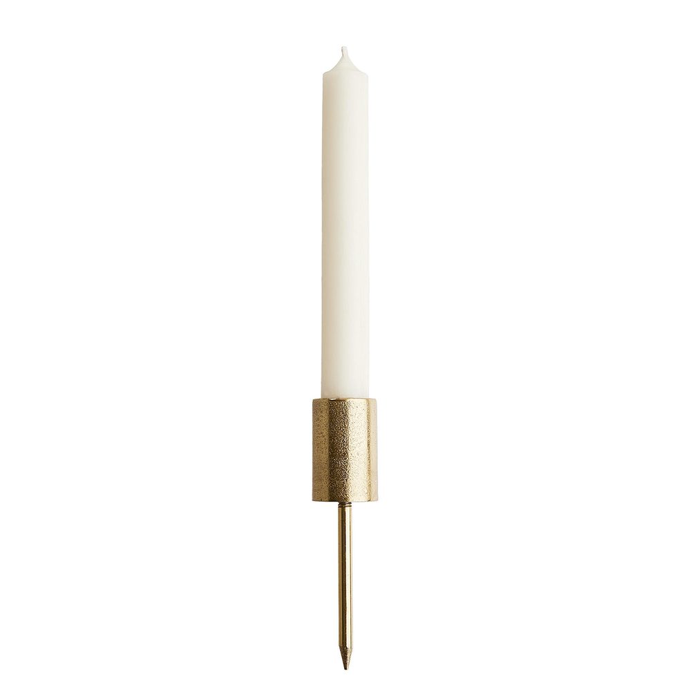 ADVENT Bodec na dlhú sviečku - zlatá