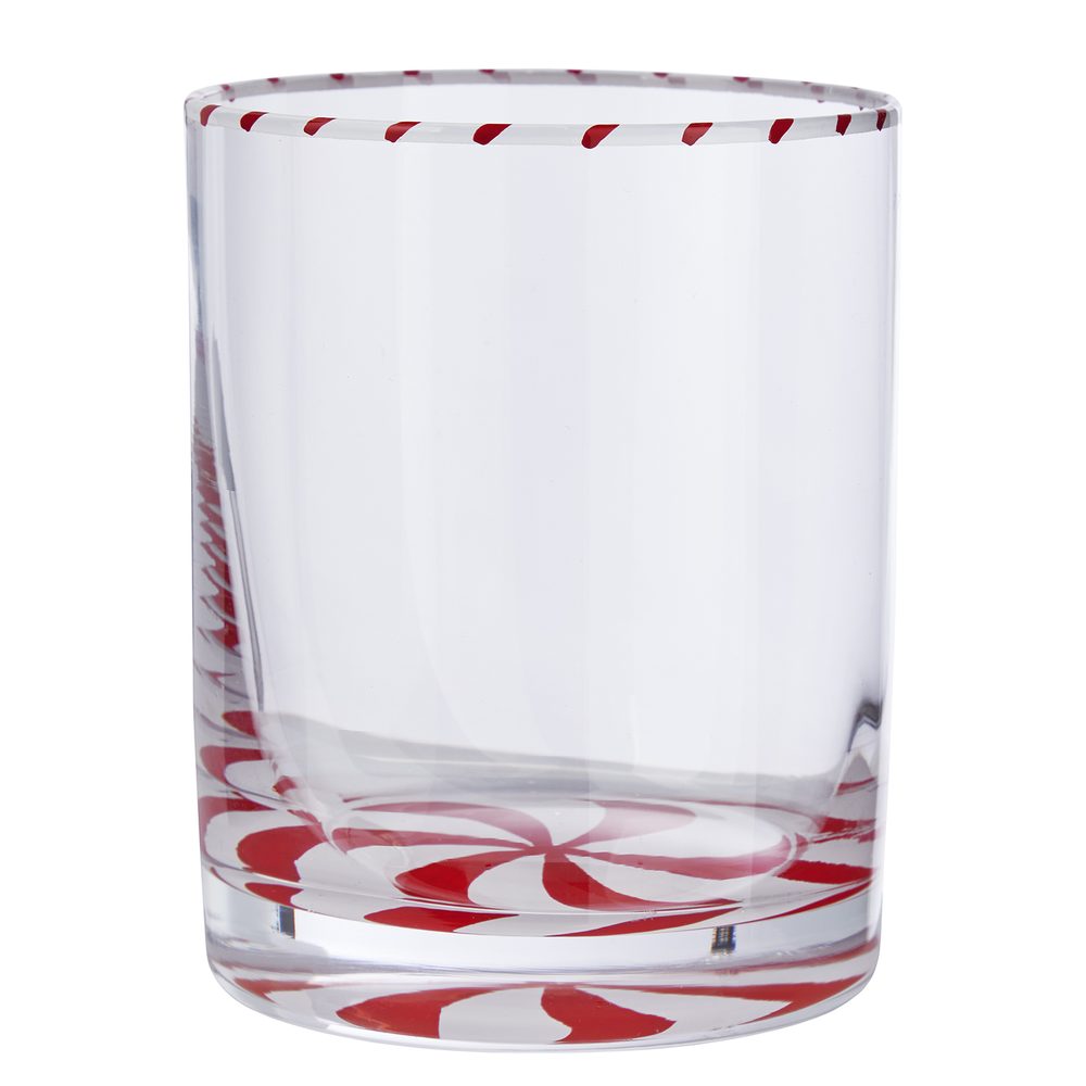 SWIRL Pohár 270 ml - červená/biela