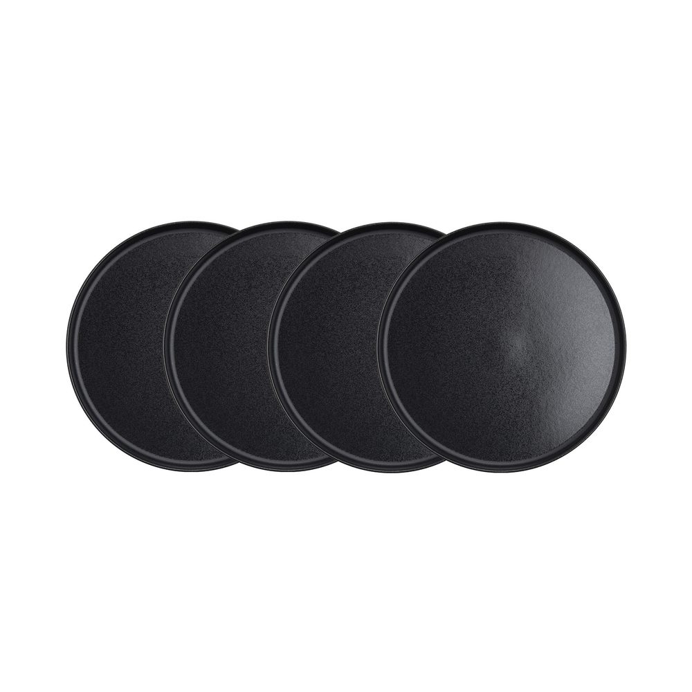 CASA NOVA Sada tanierov 27 cm set 4 ks - čierna