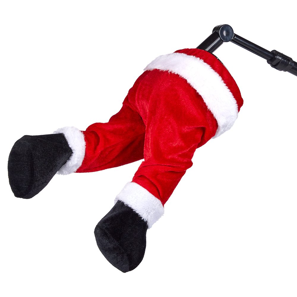 X-MAS Ozdoba nohy v strome Santa 35 cm