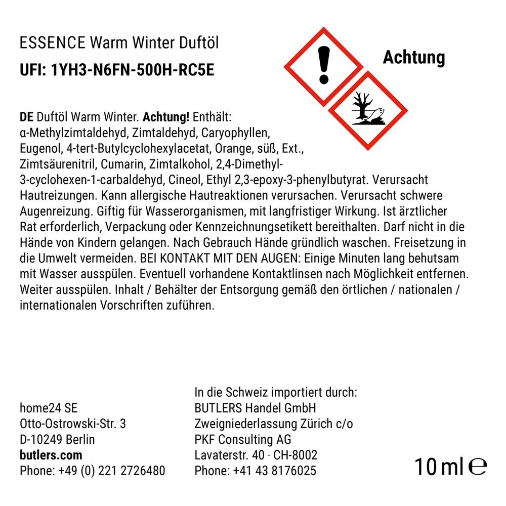 ESSENCE Vonný olej "Warm Winter" 10 ml (obrázok 3)