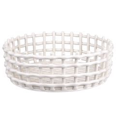 CRAFT Keramický košík 28 cm - biela