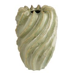 ORGANIC Váza 35 cm - šalviová