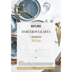 Elektronický darčekový poukaz BUTLERS 20 EUR