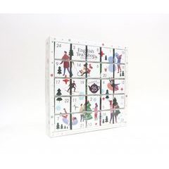 THE ENGLISH TEASHOP Adventný kalendár puzzle 25 ks - biela