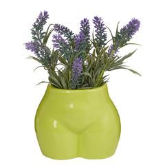 BOODY Váza/kvetináč 13 cm - limetková