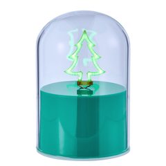 GLOW BALL Neónové svetlo stromček - zelená