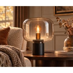 RUNA Stolná lampa 30 cm - čierna