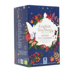 ENGLISH TEA SHOP adventný kalendár 25 ks - modrá