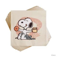 PEANUTS Papierové obrúsky Snoopy si užívá