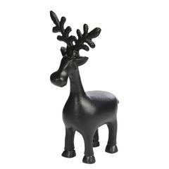 OH MY DEER Sob kovový - čierna