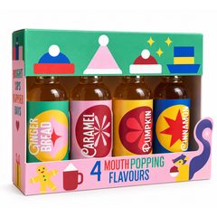 SANTA'S SYRUP SLEIGH Sada sirupov 45 ml 4 ks