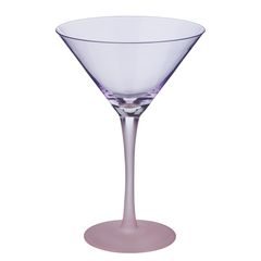 COCKTAIL NIGHT Pohár na martini - fialová/ružová