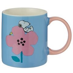 PEANUTS Hrnček 380 ml – svetlomodrá