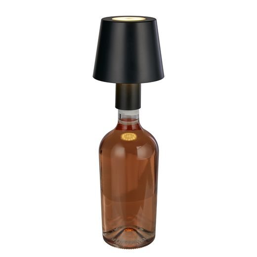 BOTTLE LIGHT LED SVIETIDLO NA FĽAŠU - ČIERNA