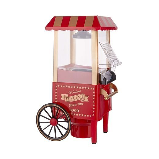 MOVIE TIME STROJ NA POPCORN S KOLIESKAMI 39 CM