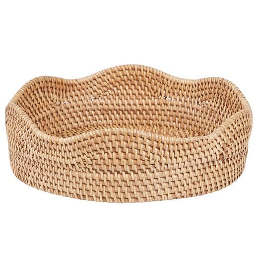 RONDA RATANOVÝ PODNOS S VLNITÝM OKRAJOM 26 CM