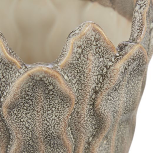 GAIA KVETINÁČ 15 CM – ŠEDÝ