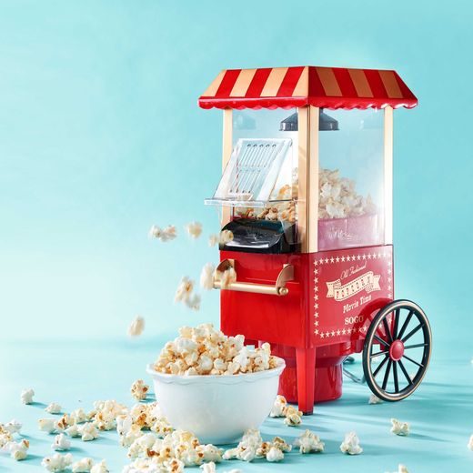 MOVIE TIME STROJ NA POPCORN S KOLIESKAMI 39 CM