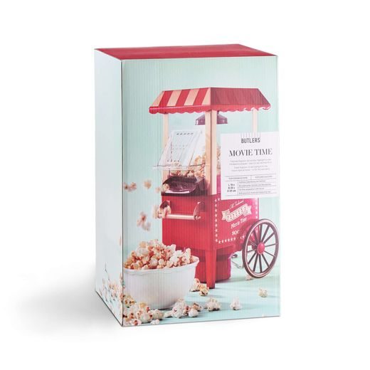 MOVIE TIME STROJ NA POPCORN S KOLIESKAMI 39 CM