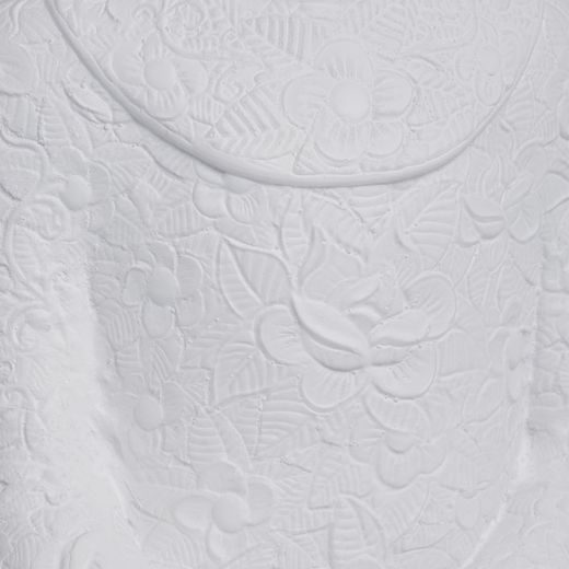BUDDHA SOCHA 58 CM - BIELA