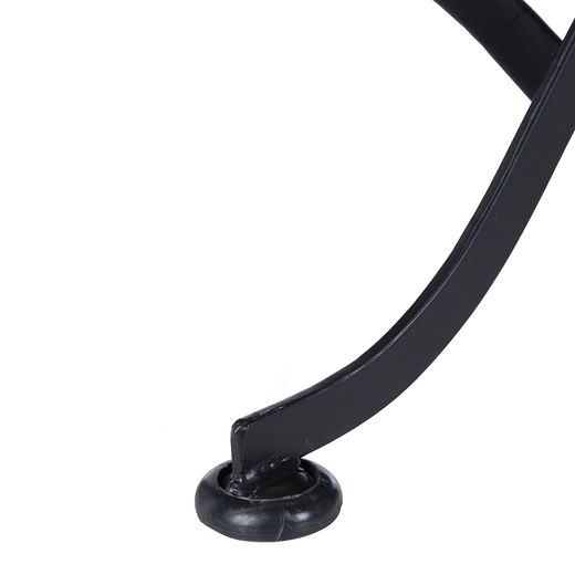 PARKLIFE OKRÚHLY STÔL 75 CM - HNEDÁ/ČIERNA