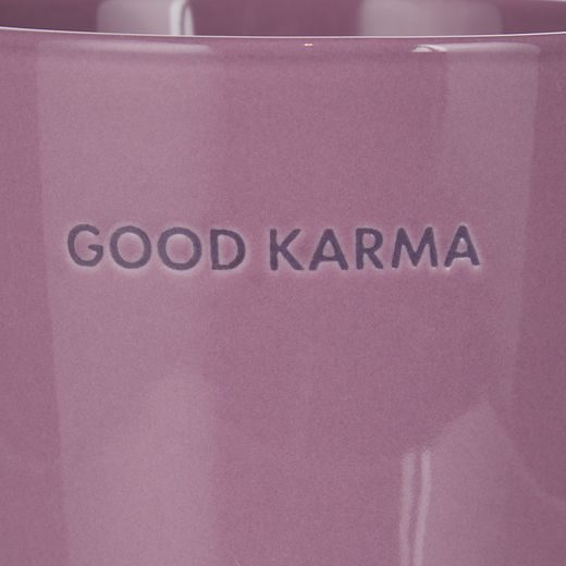 GOOD VIBES HRNČEK 400 ML - FIALOVÁ