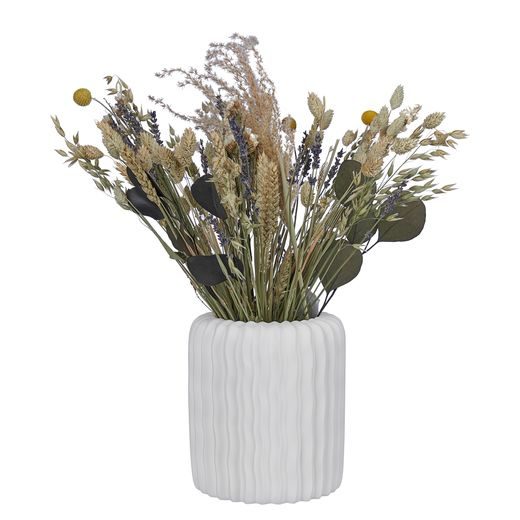 BON-TON VÁZA 20 CM - BIELA